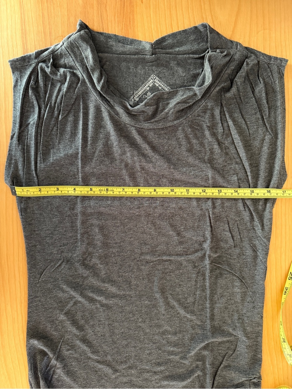 Nomads Hemp Wear Sangria Dress, Organic Cotton & Bamboo, Grey Melange, M-L - Picture 9 of 12